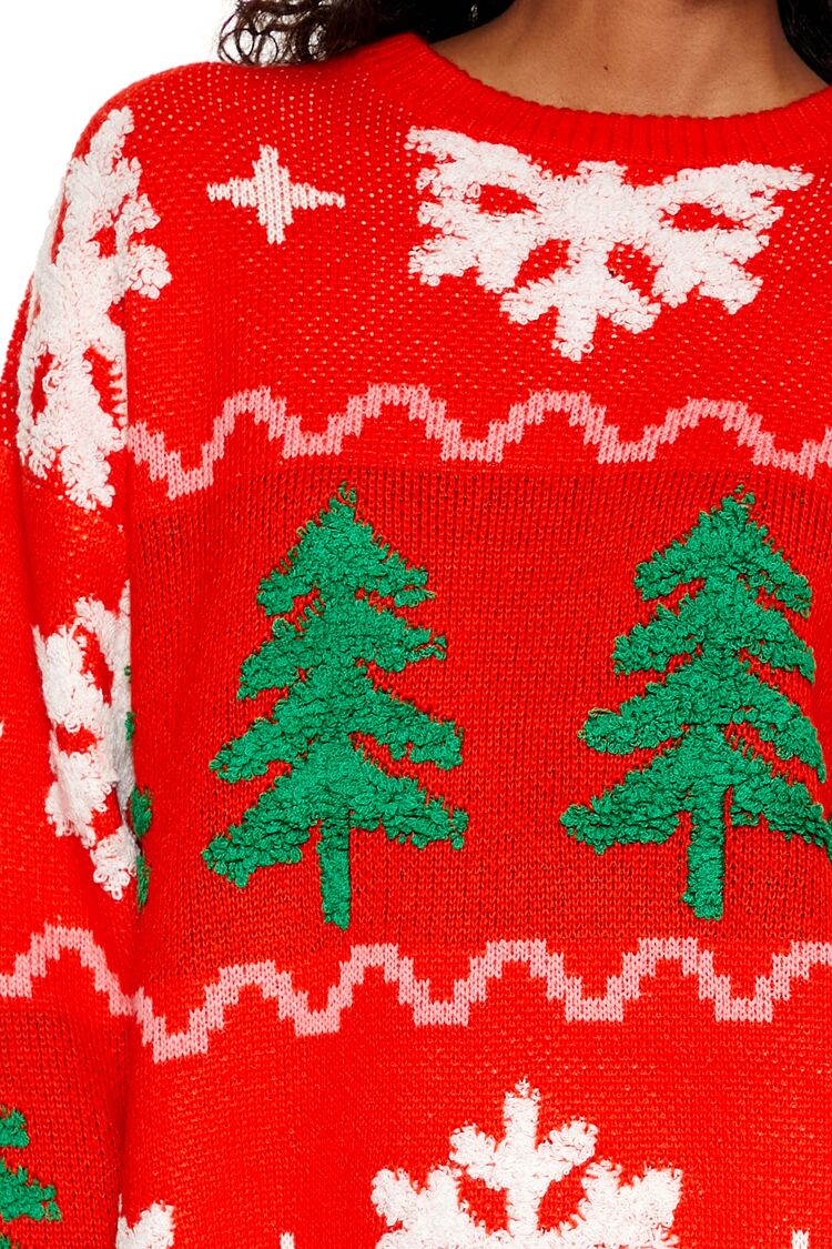 Christmas Tree Fair Isle Sweater - Image 3