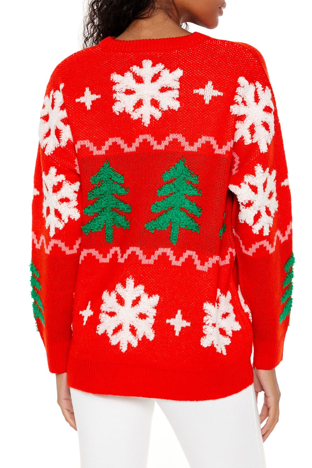 Christmas Tree Fair Isle Sweater - Image 5