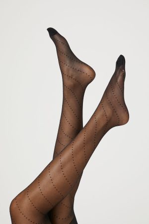 Sheer Dotted Tights