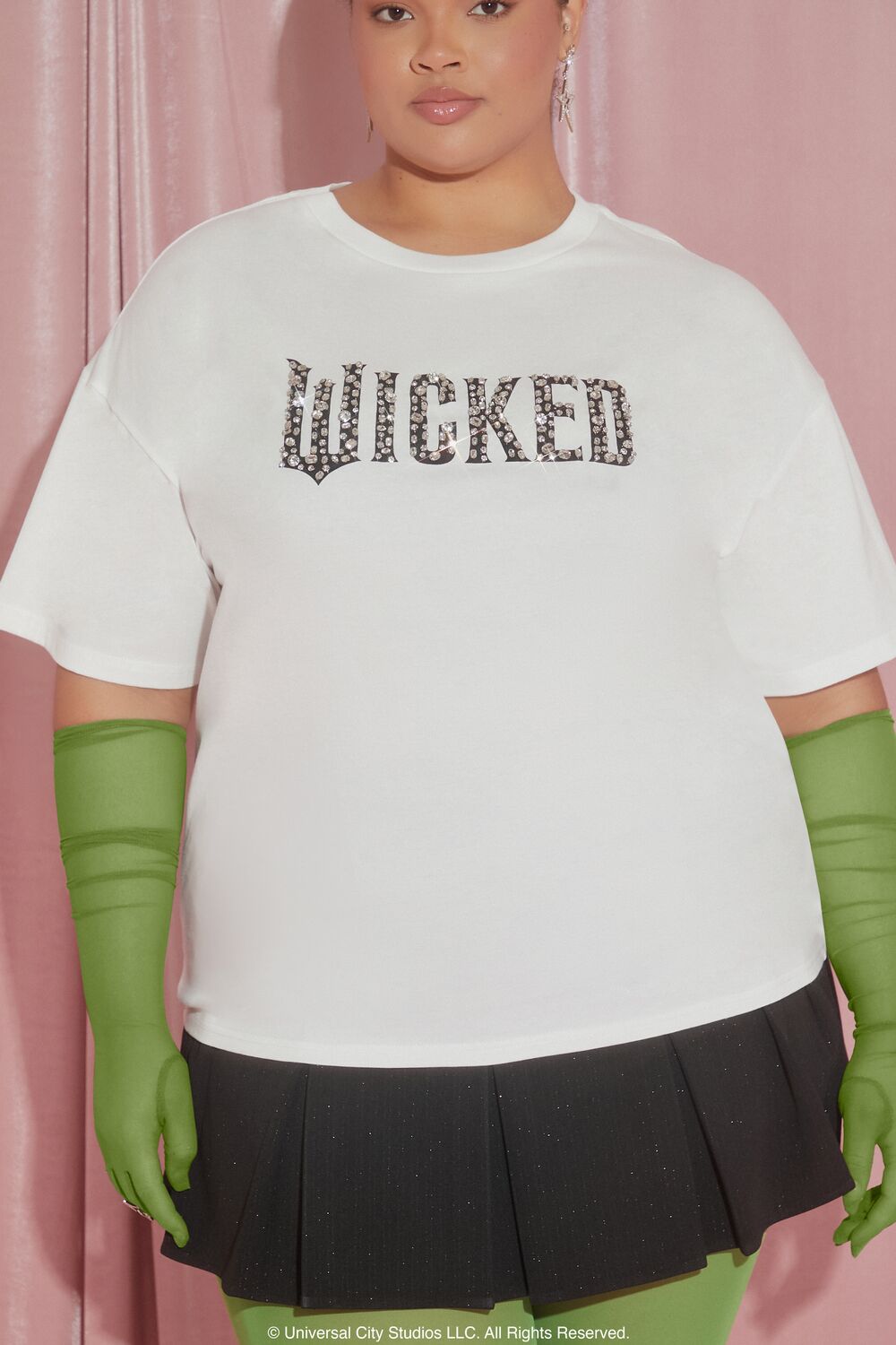 Plus Size Wicked Faux Gem Tee - Image 3