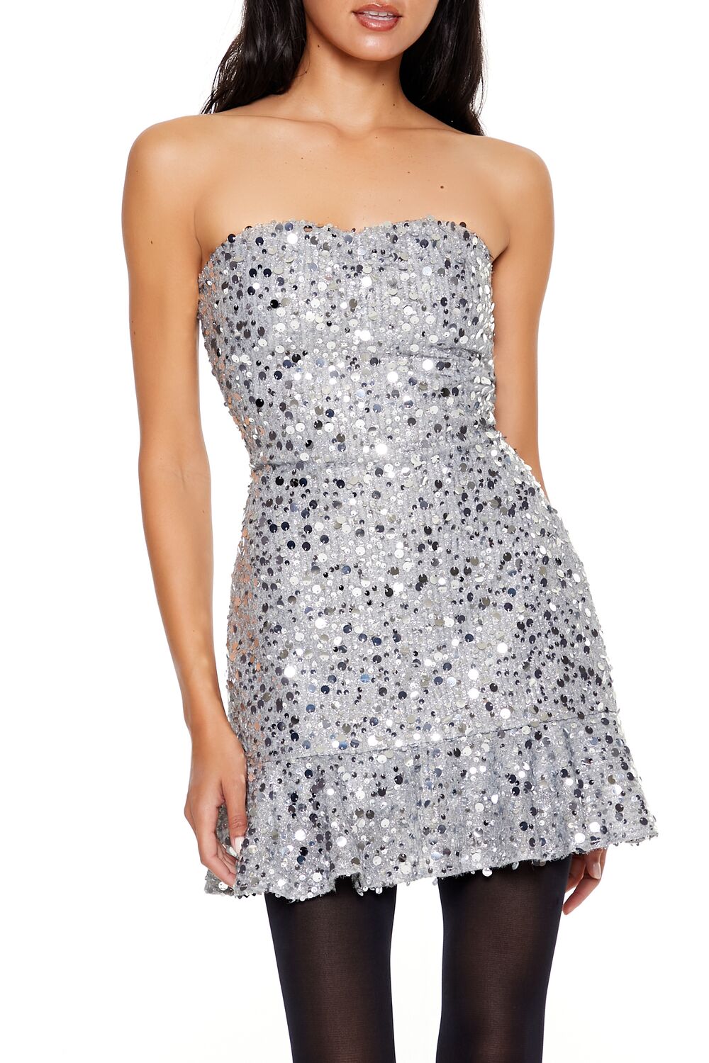 Sequin Sweetheart Mini Dress - Image 8