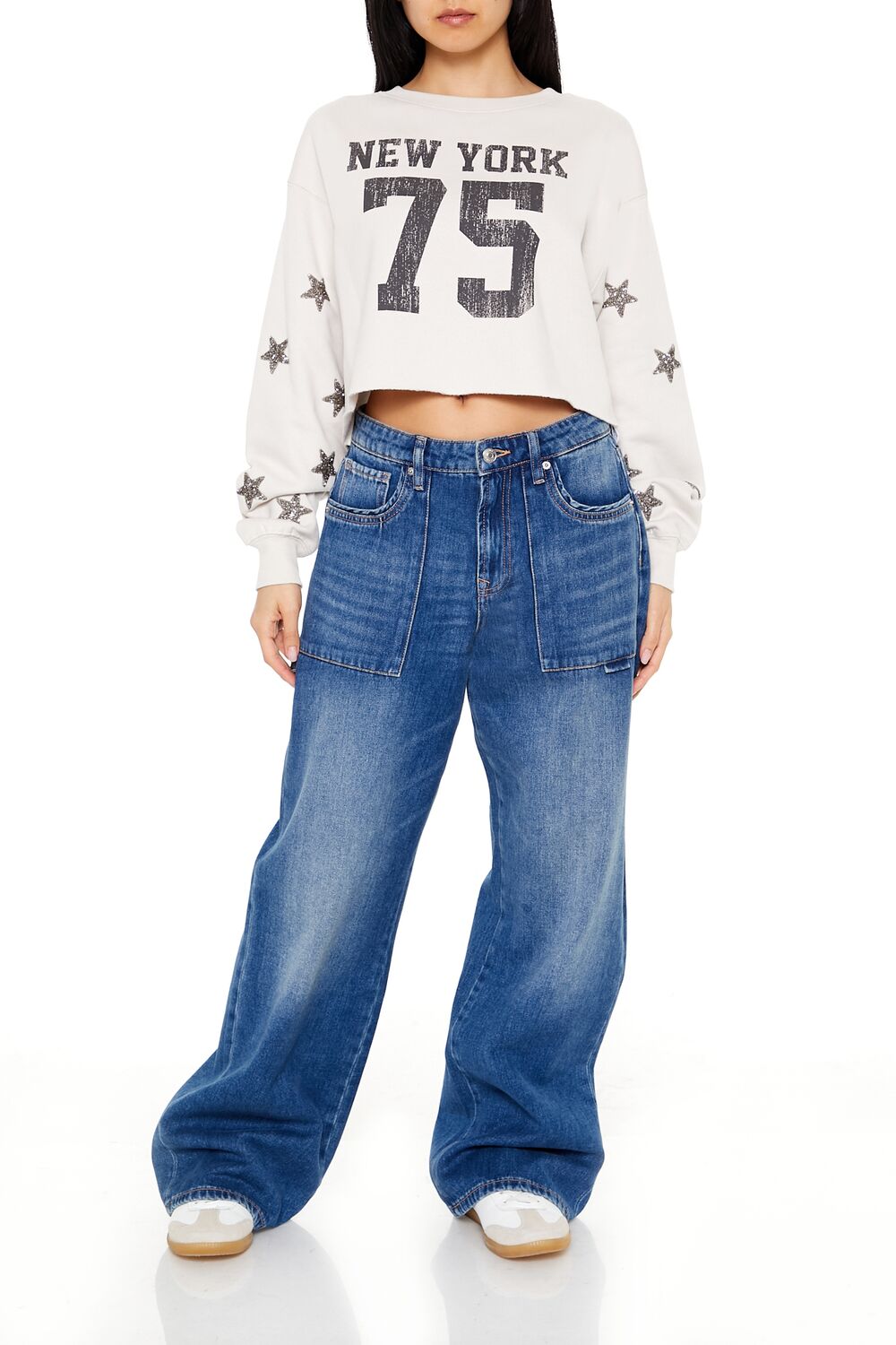 New York 75 Cropped Pullover - Image 2