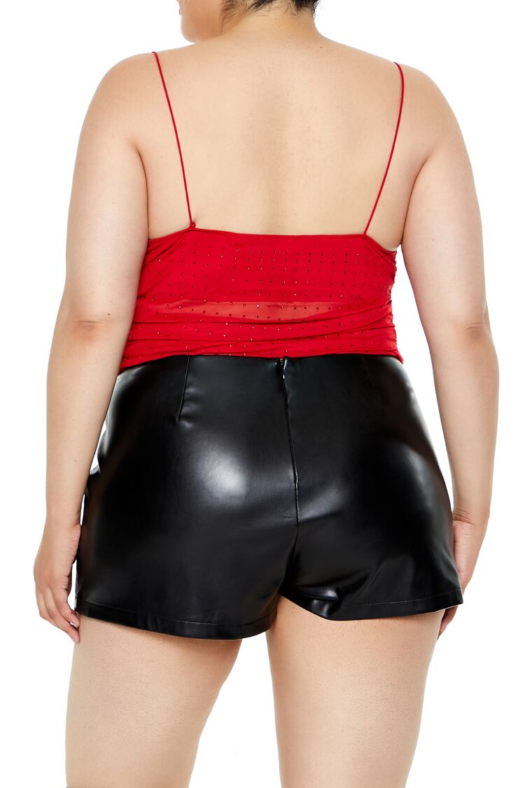 Plus Size Clip Dot Cowl Cami - Image 5