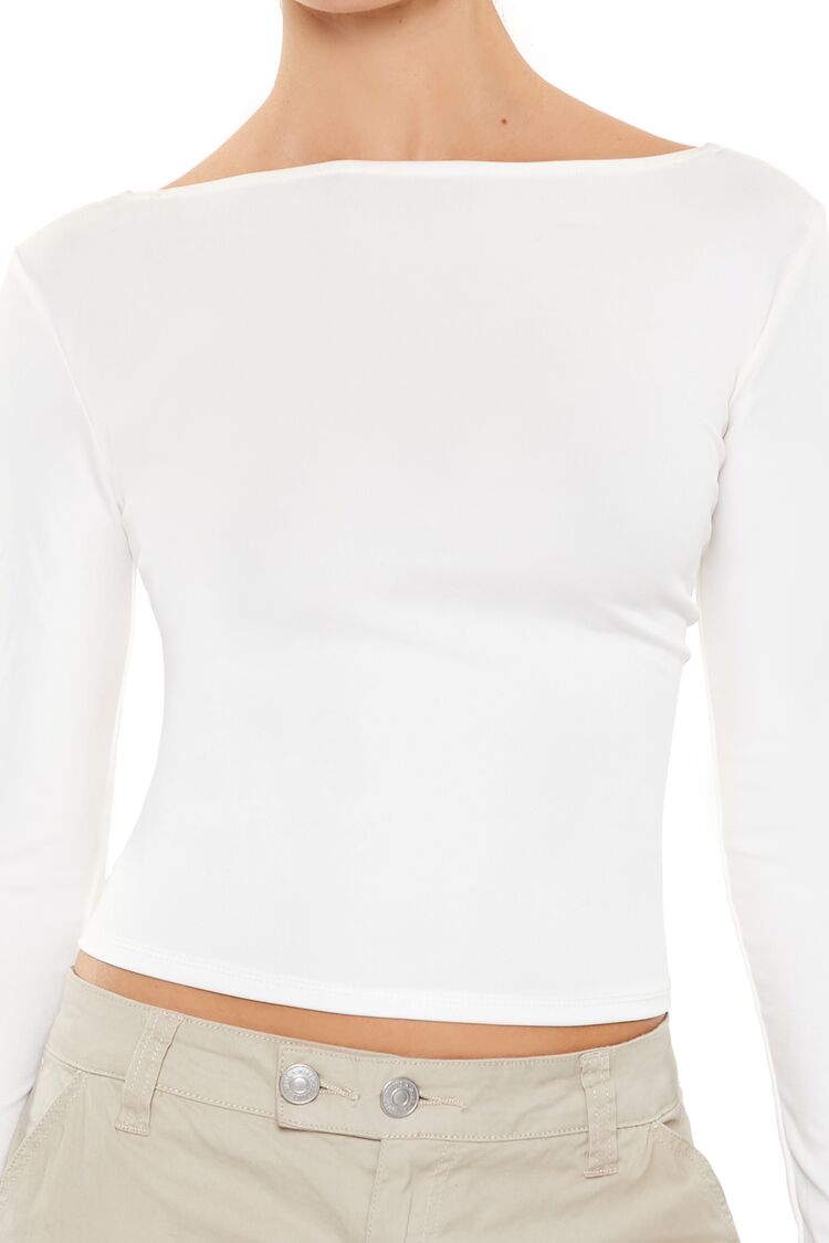 Lace-Up High-Neck Top - Image 8