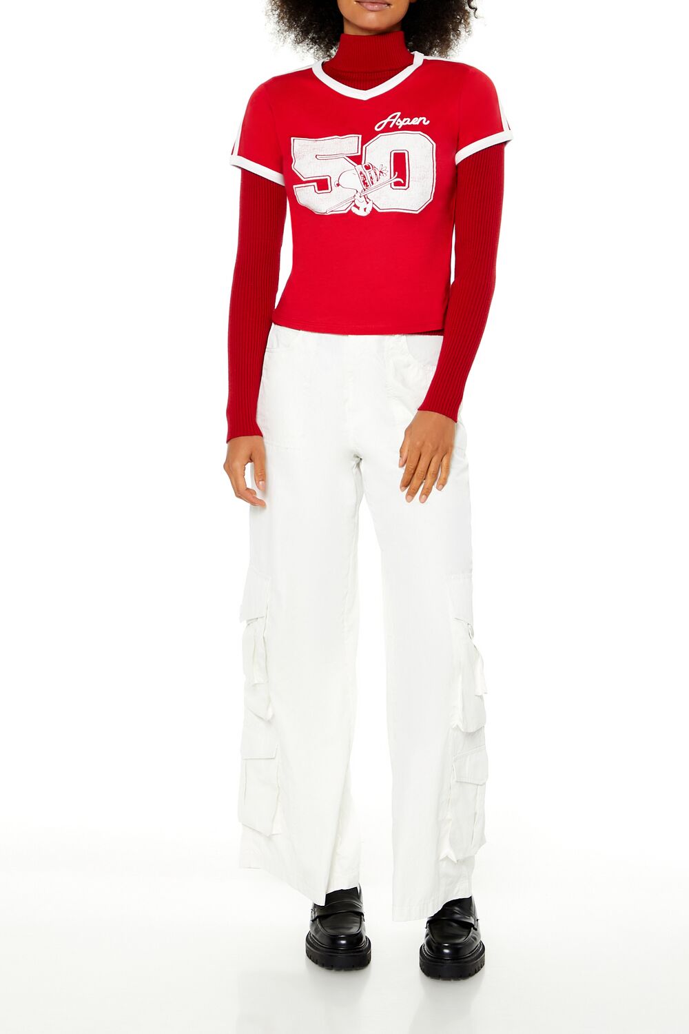 Snoopy Aspen Ringer Tee - Image 2