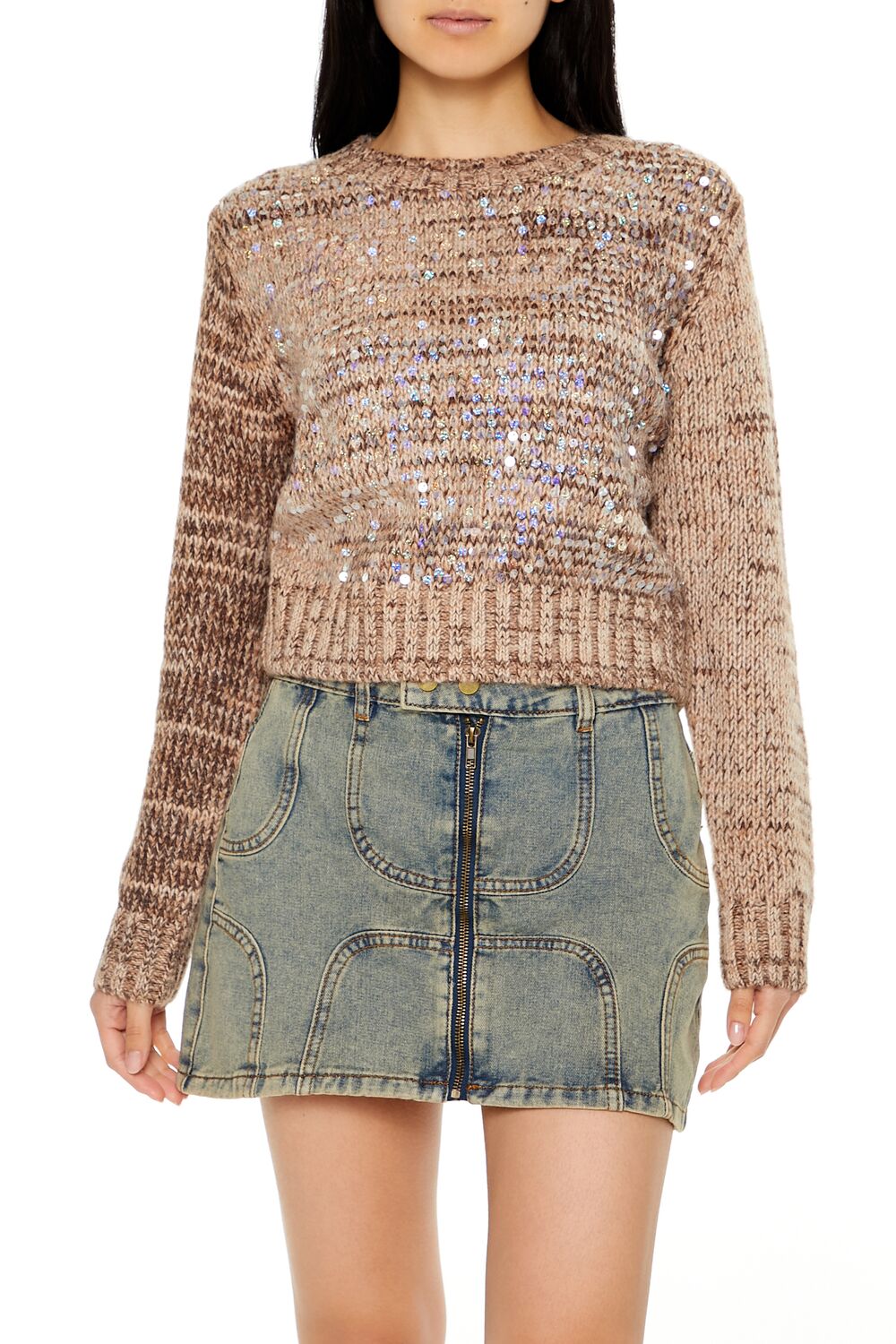 Iridescent Sequin Sweater - Image 6