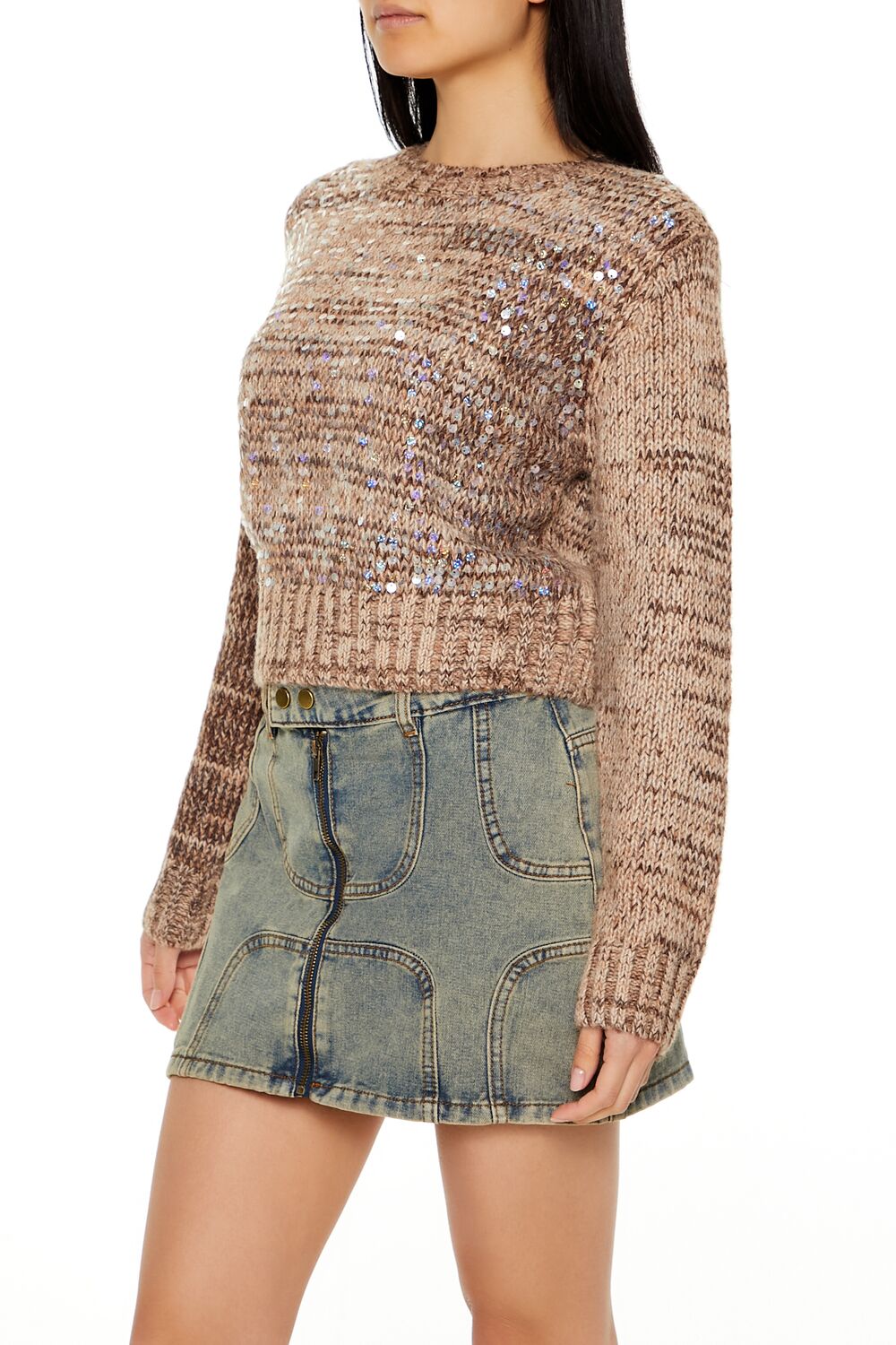 Iridescent Sequin Sweater - Image 9