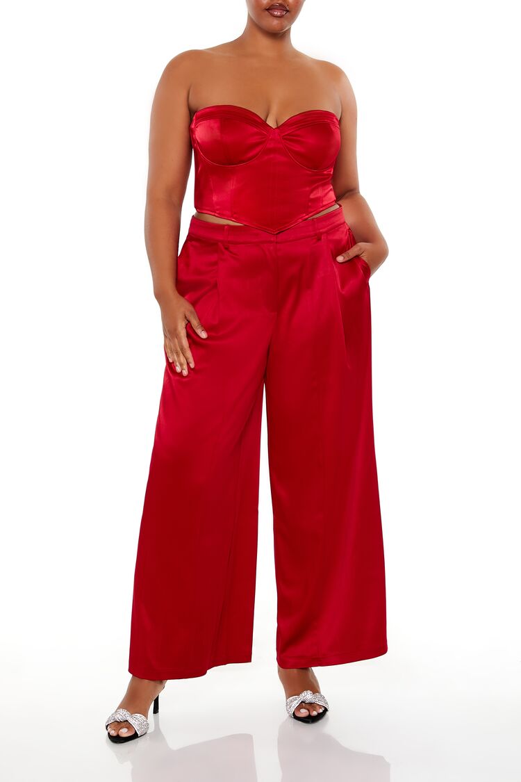 Plus Size Sweetheart Bustier Tube Top - Image 2