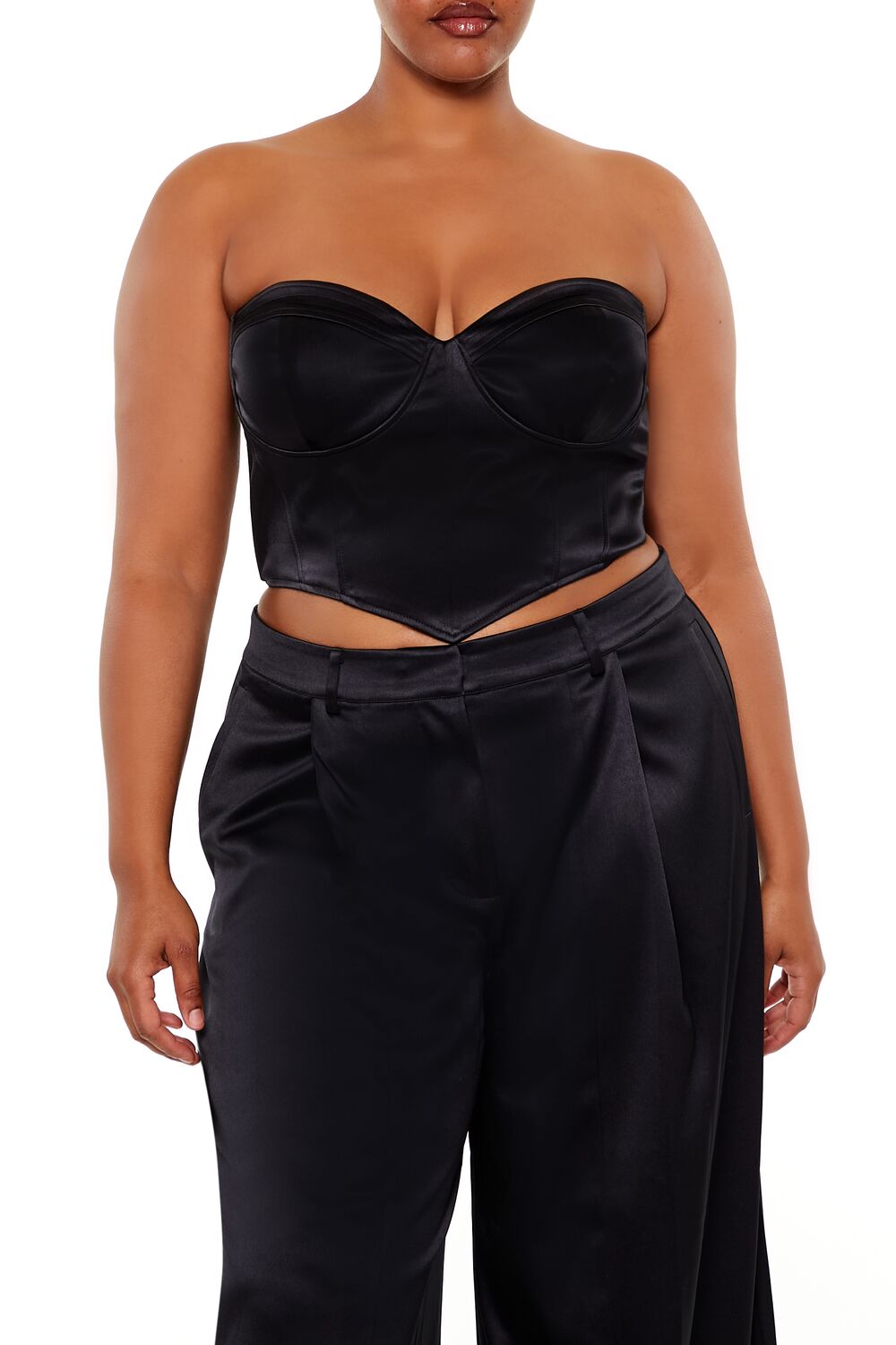 Plus Size Sweetheart Bustier Tube Top - Image 6