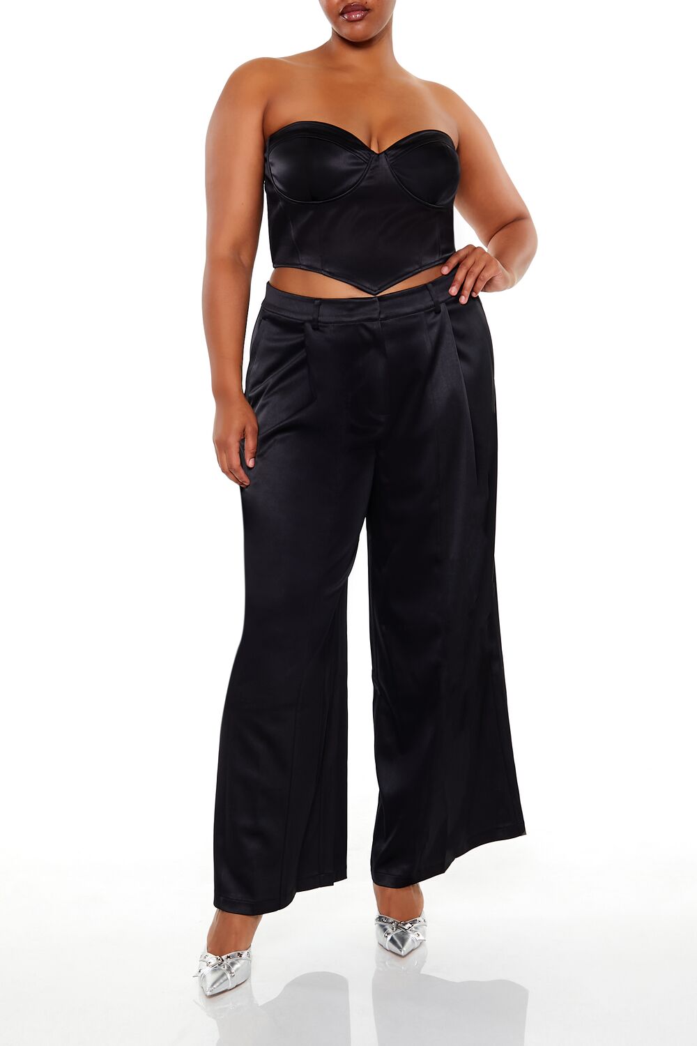 Plus Size Sweetheart Bustier Tube Top - Image 7