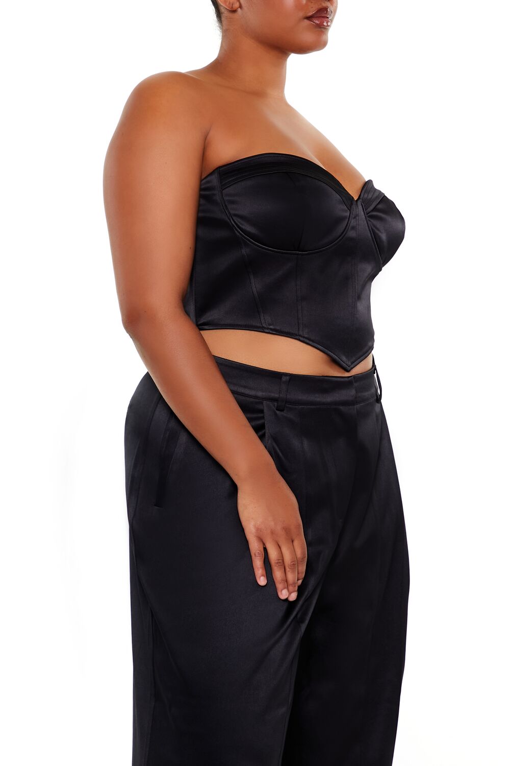 Plus Size Sweetheart Bustier Tube Top - Image 9