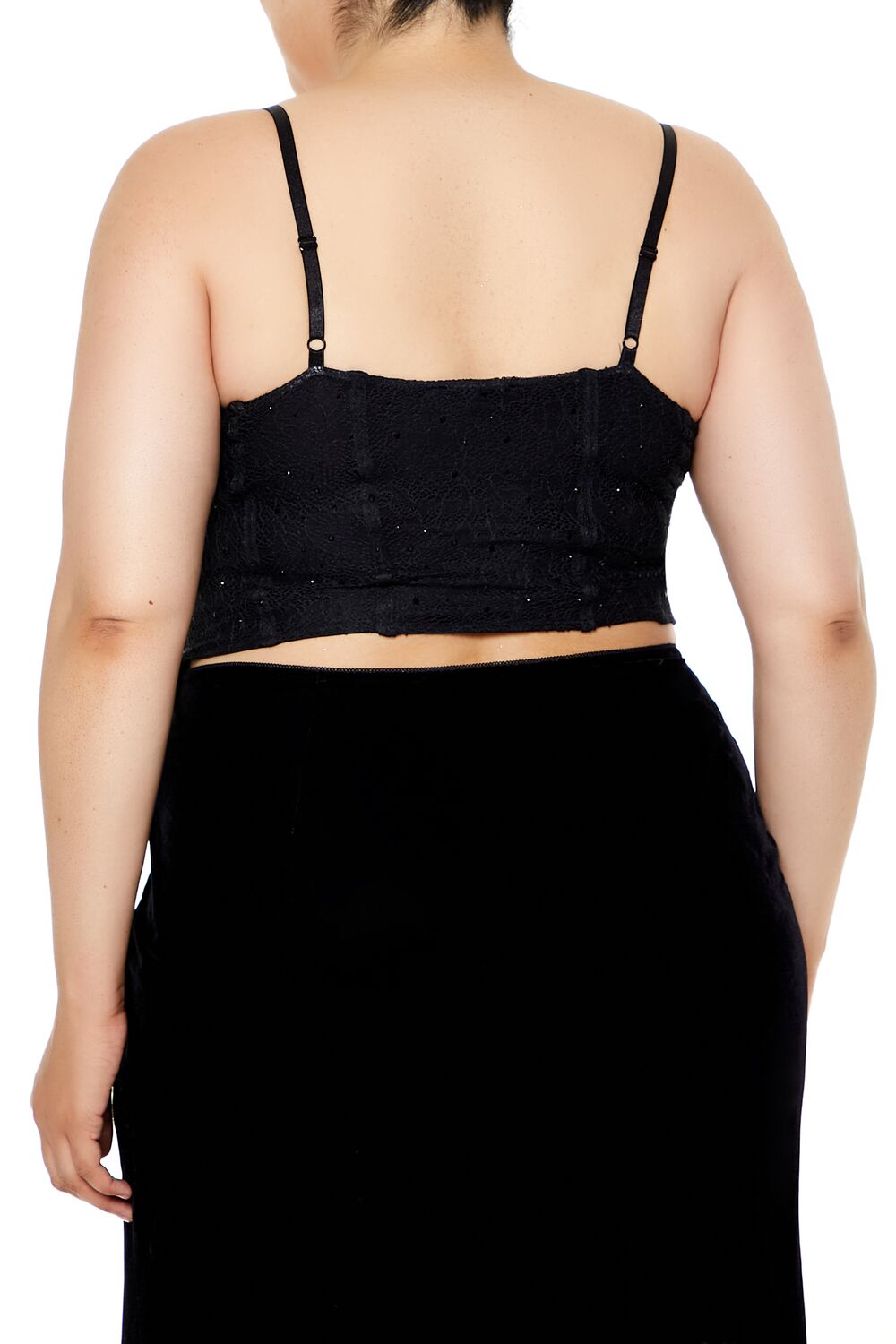 Plus Size Sequin Corset Cami - Image 5