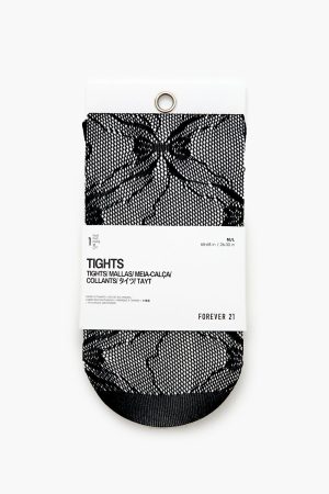 Netted Bow Fishnet Tights