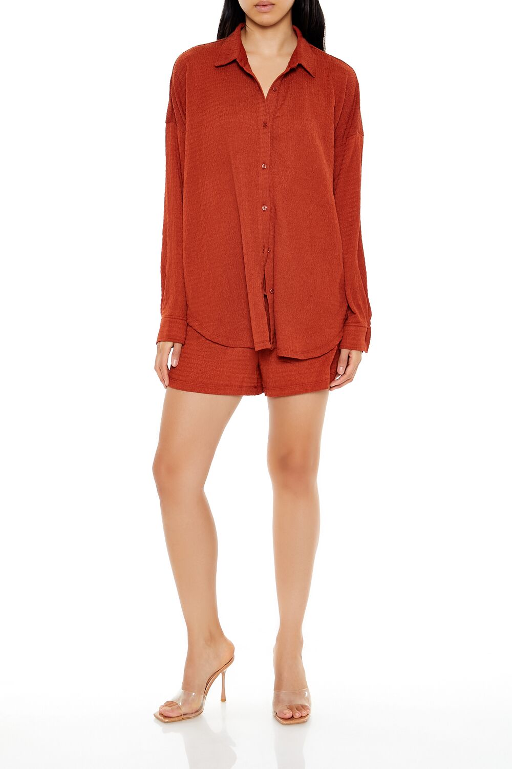 Textured Shirt & Shorts Set - Image 7