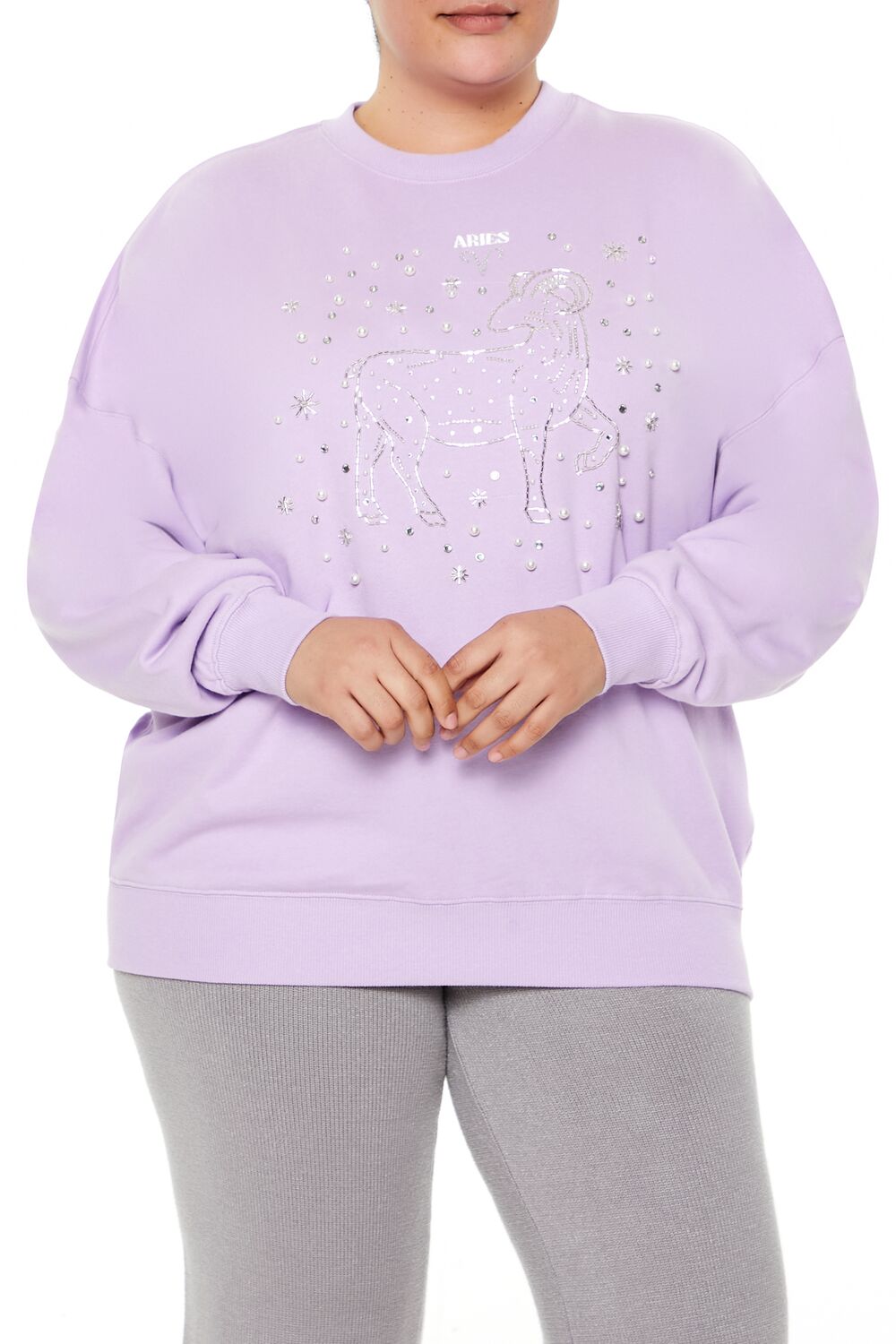 Plus Size Beaded Aries Pullover