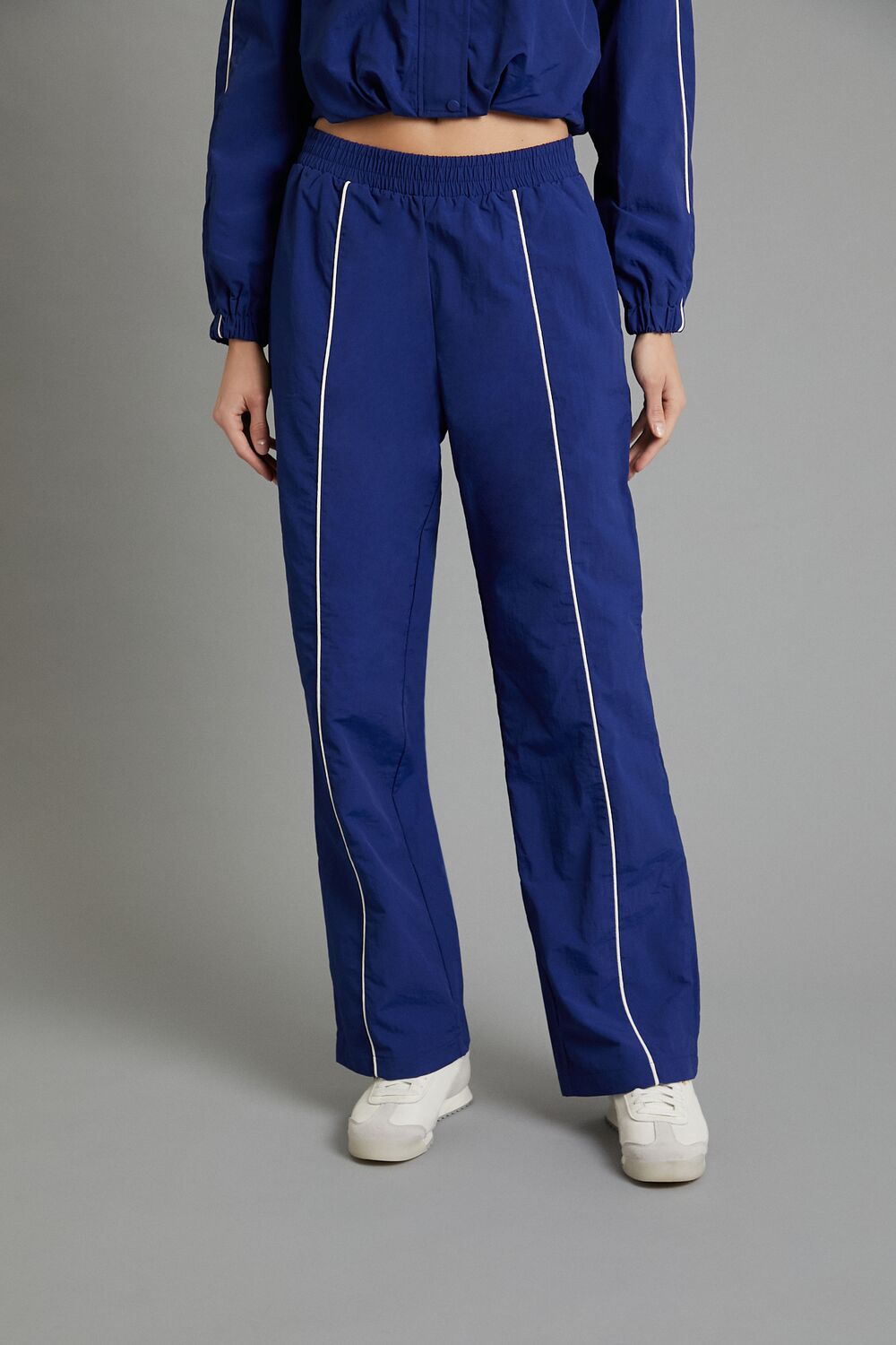 Active Piped-Trim Windbreaker Pants - Image 2