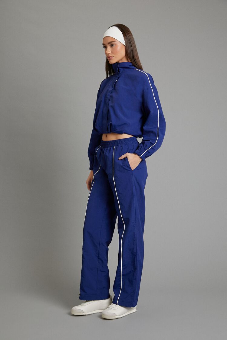 Active Piped-Trim Windbreaker Pants - Image 3