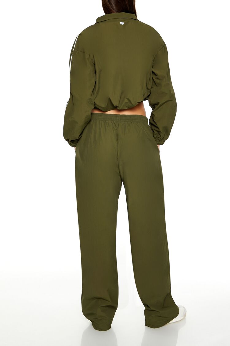 Active Piped-Trim Windbreaker Pants - Image 8