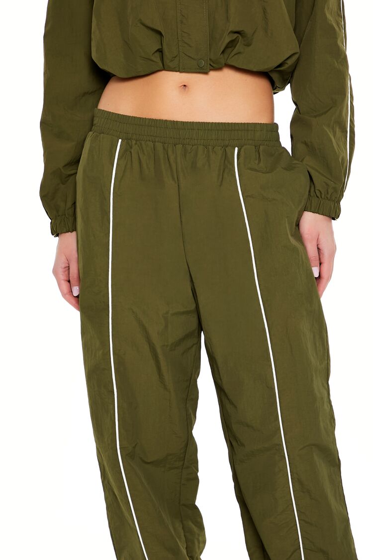 Active Piped-Trim Windbreaker Pants - Image 9