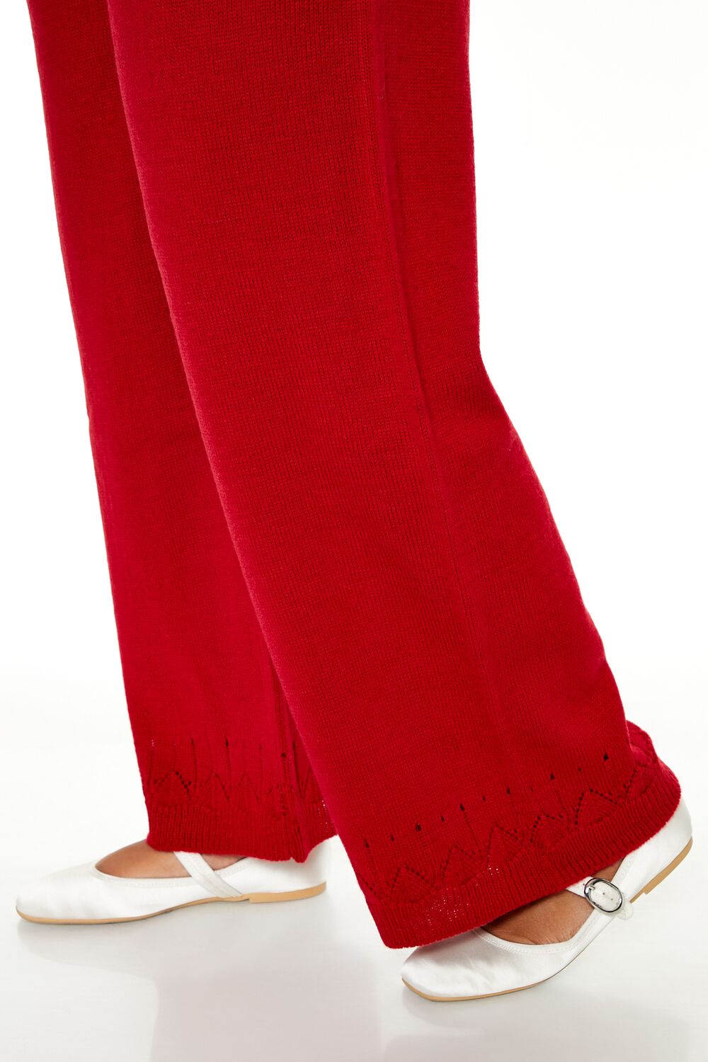 Plus Size Wide-Leg Sweater-Knit Pants - Image 10