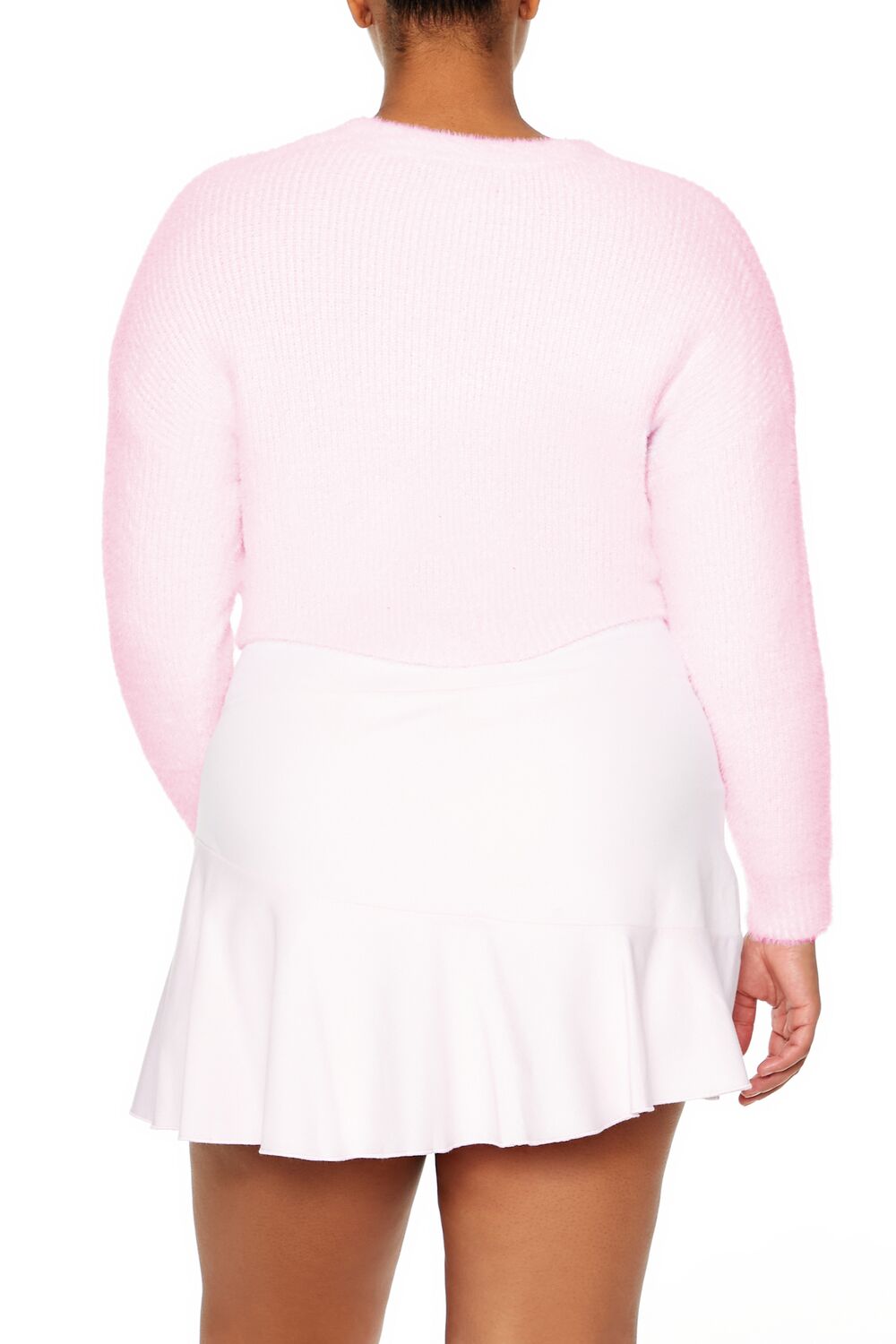 Plus Size Rib-Knit Cardigan Sweater - Image 10