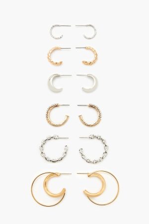 Assorted Hoop Earring Set