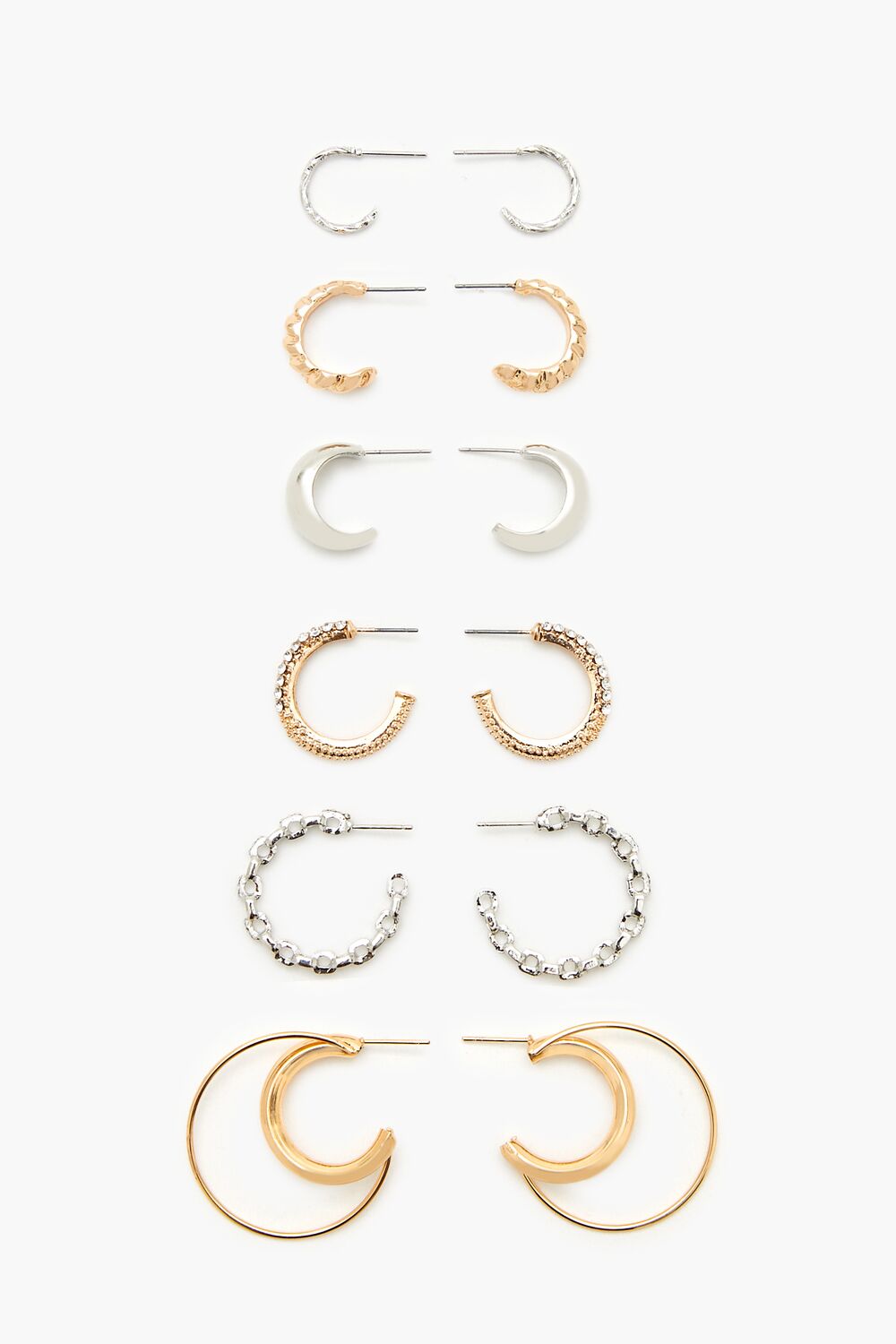 Assorted Hoop Earring Set