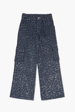 Girls Tweed Cargo Pants (Kids)