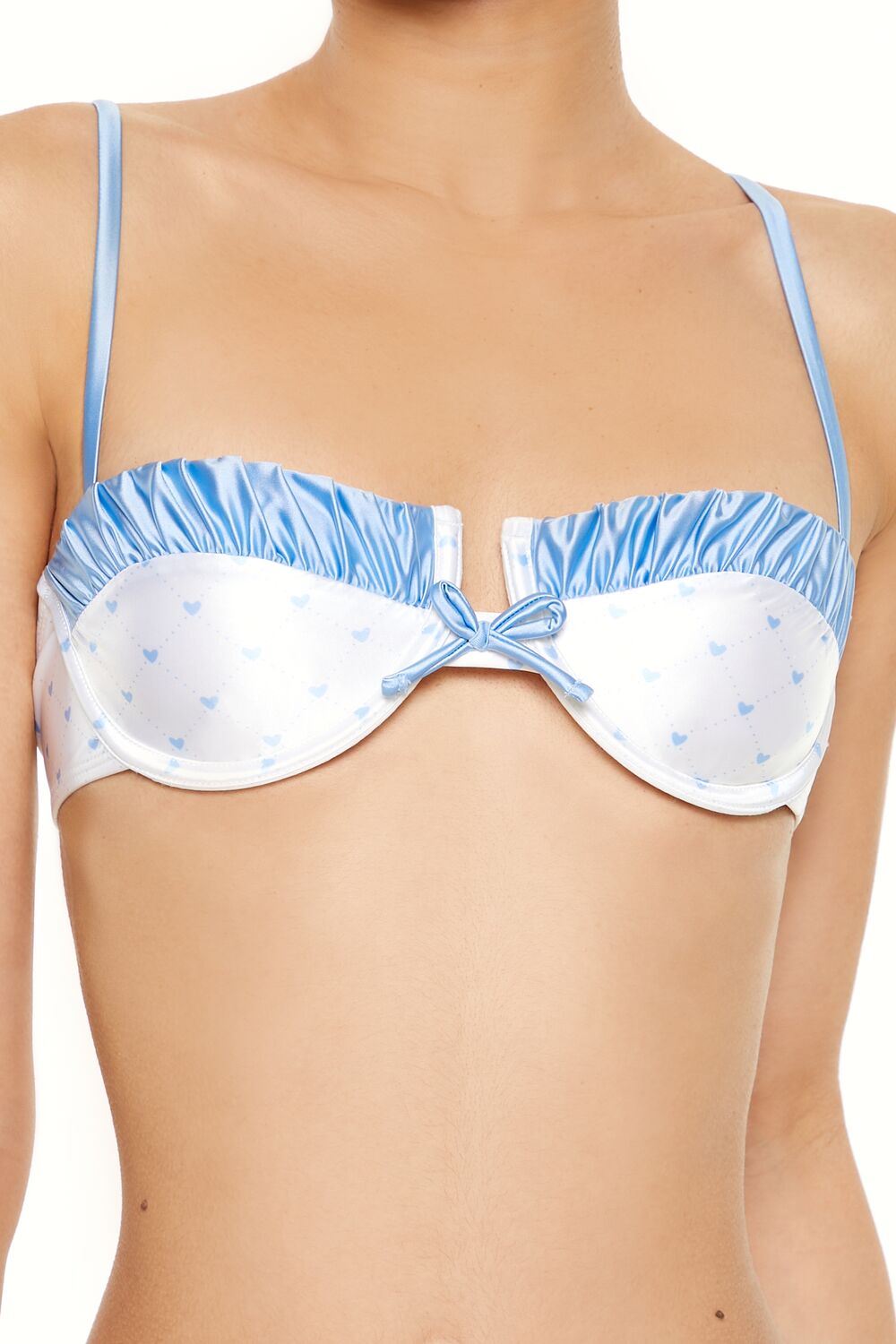 Satin Hearts Underwire Bikini Top - Image 2