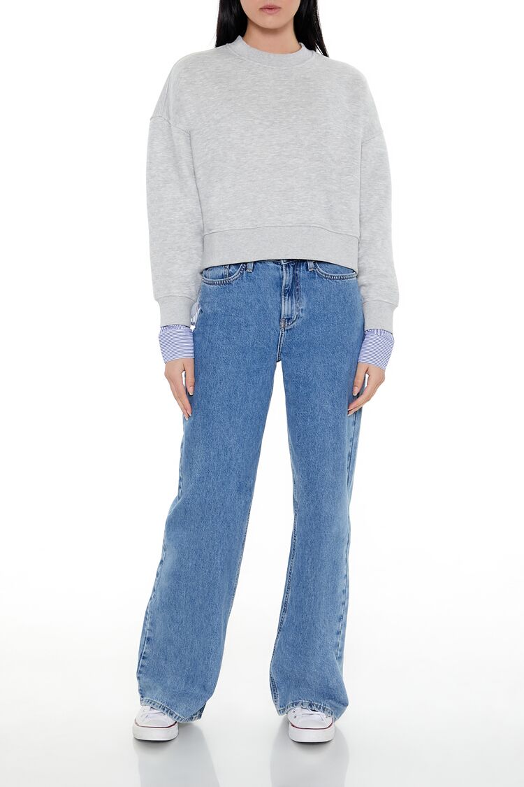 Striped Colorblock Combo Pullover - Image 2