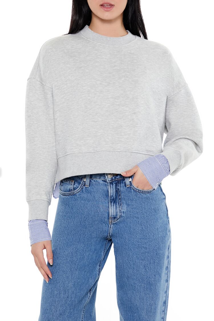 Striped Colorblock Combo Pullover - Image 3