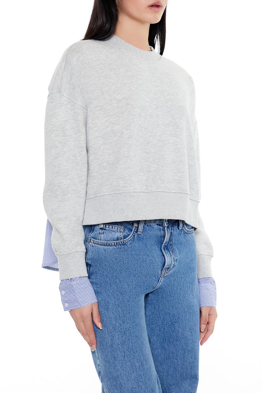 Striped Colorblock Combo Pullover - Image 4