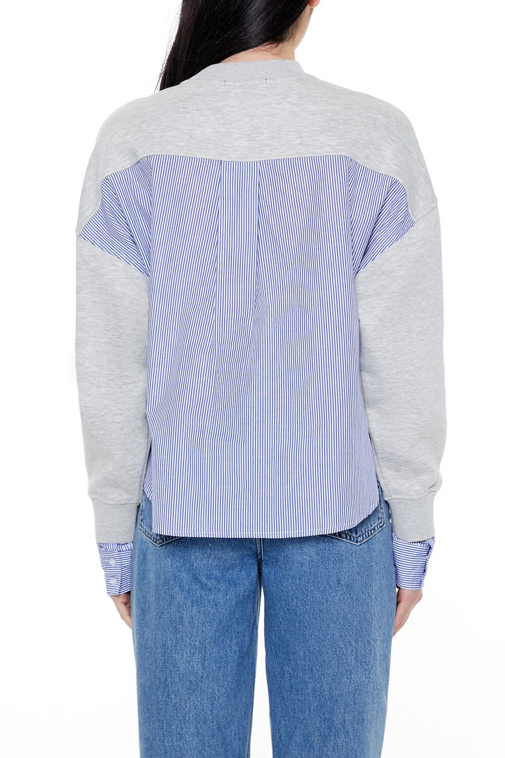 Striped Colorblock Combo Pullover - Image 5