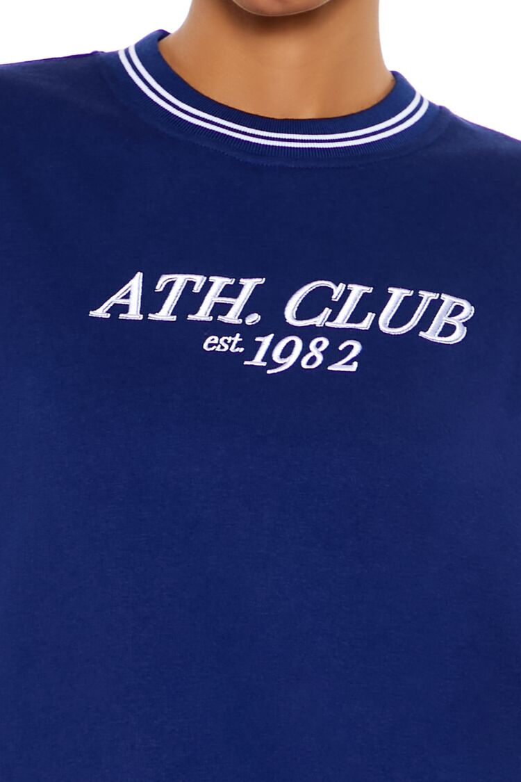 Fleece Varsity-Striped Pullover - Image 3