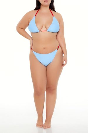 Plus Size Bar String Bikini Bottoms