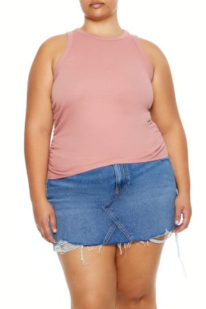 Plus Size Cotton-Blend Tank Top