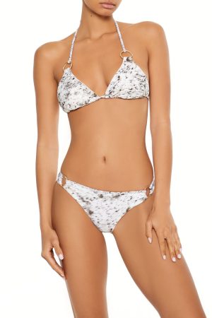 Horse O-Ring Braided Triangle Bikini Top