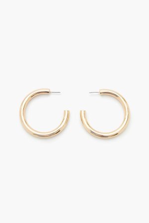 Smooth Hoop Earrings