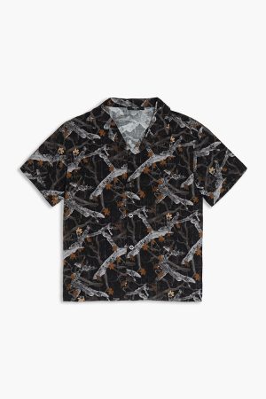 Kids Leaf Print Shirt (Girls + Boys)