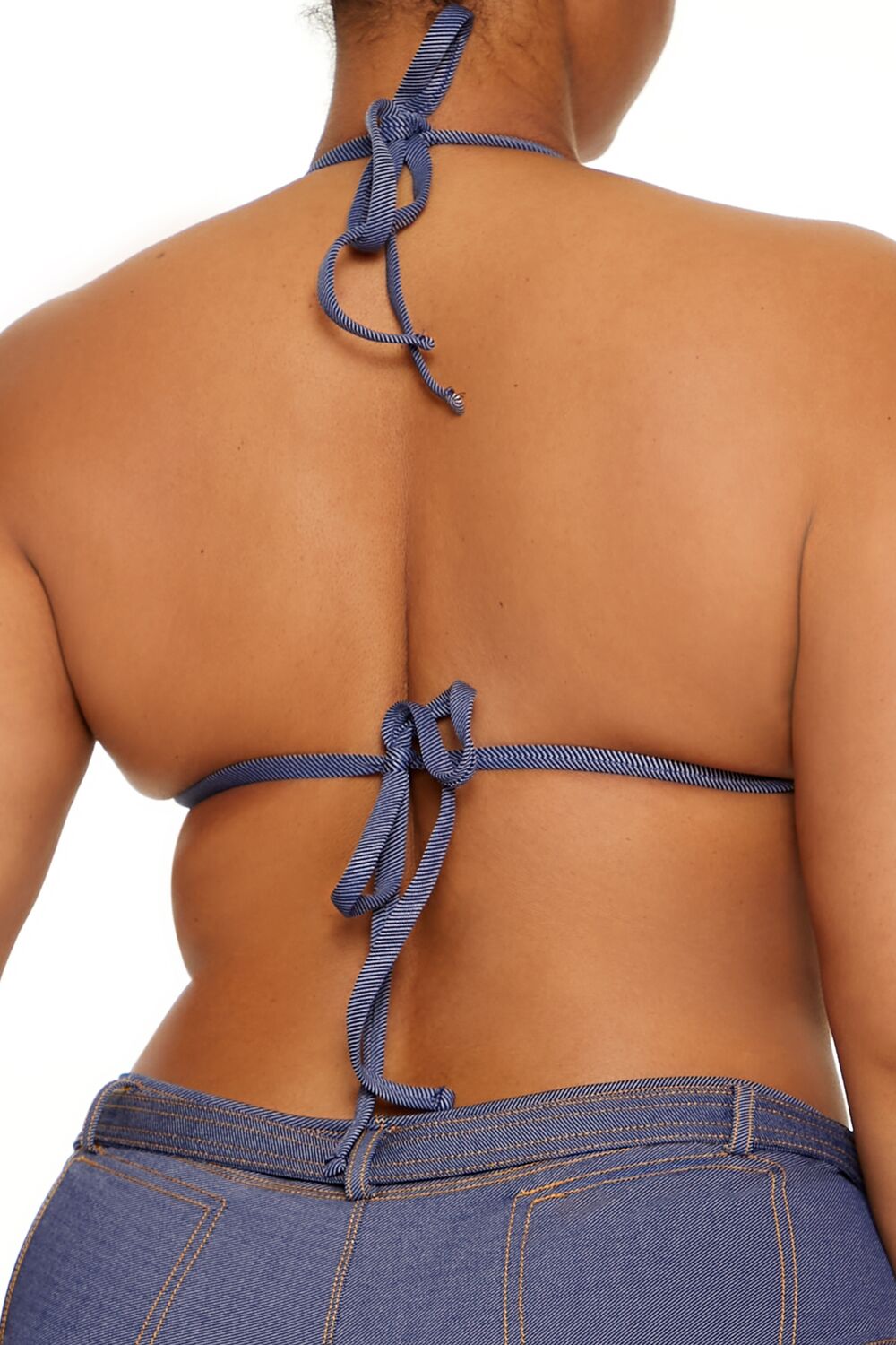 Plus Size Denim Bikini Top - Image 5