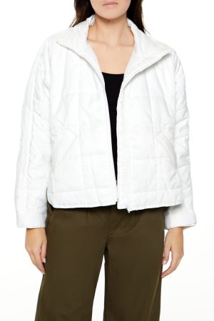 Quilted Dolphin-Hem Jacket
