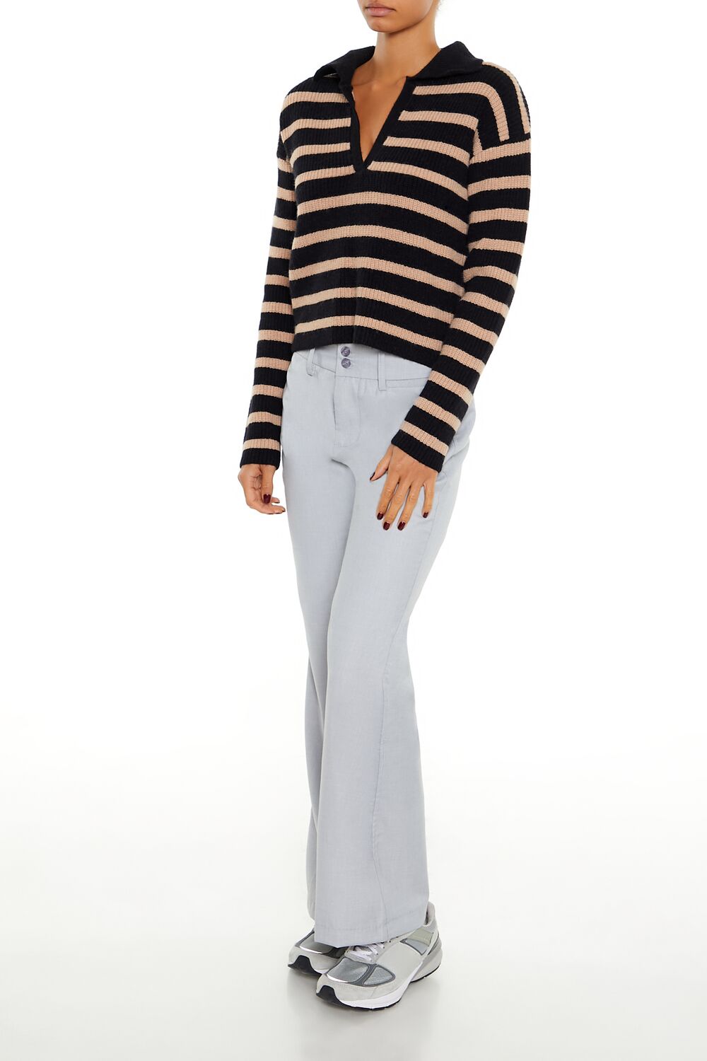 Low-Rise Straight Trouser Pants - Image 3