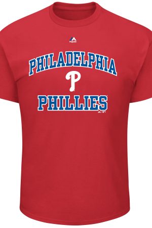 Mens Big And Tall Team Logo Short Sleeve Tee Shirt - Philadelphia Phillies