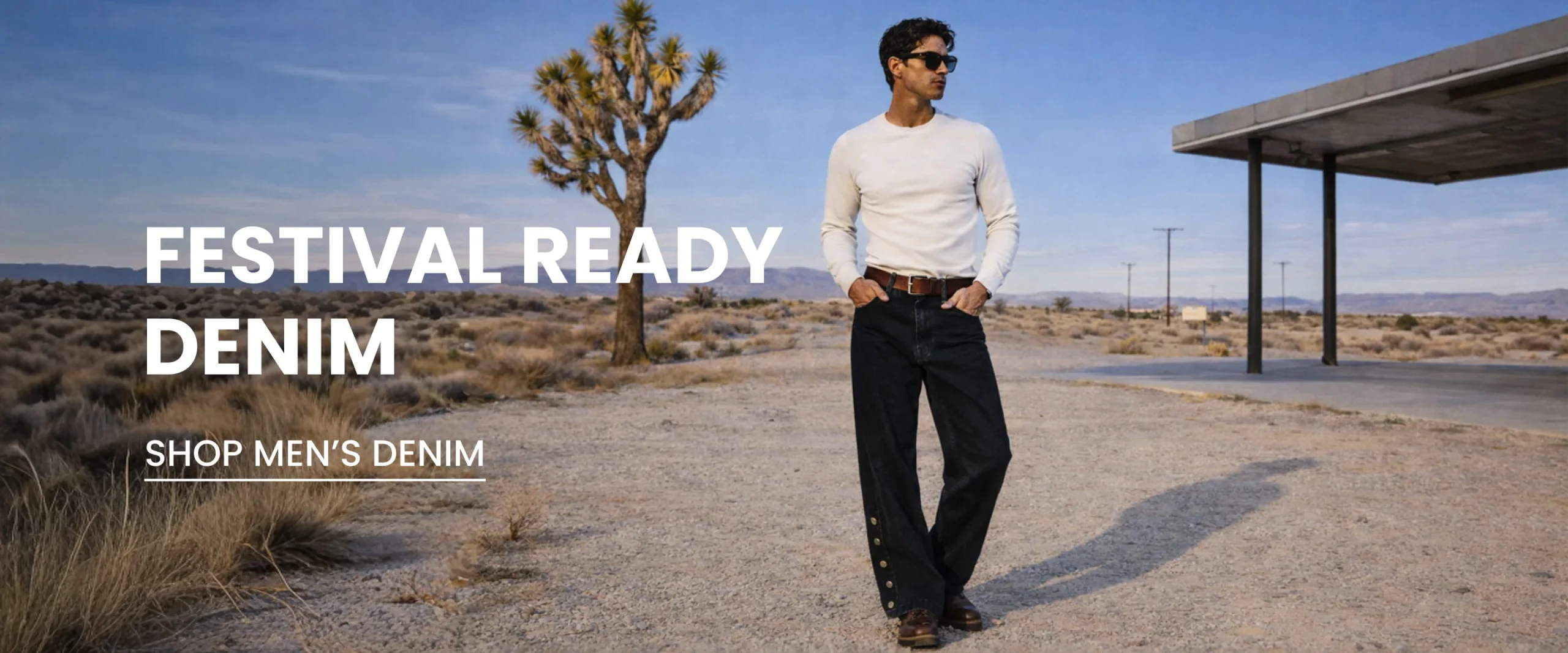 Forever 21 Men's Denim Banner