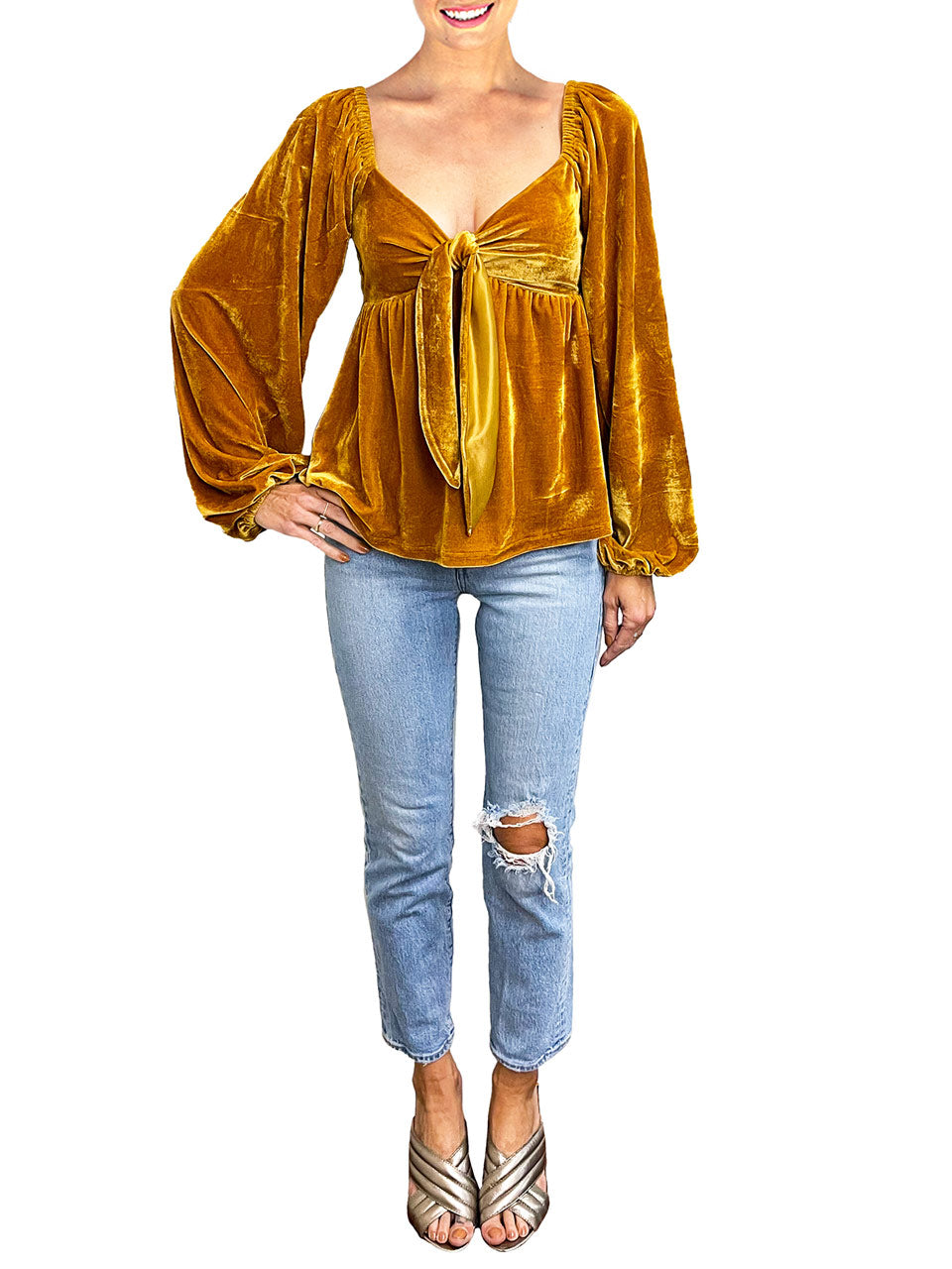 Fania Peplum Top - Image 2