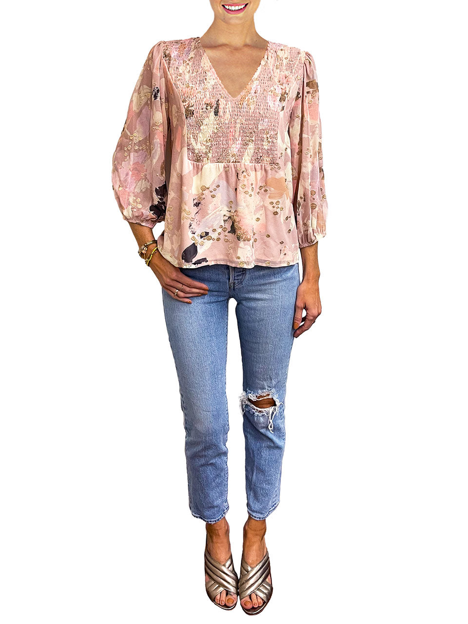 Misia Smocked Top - Image 2