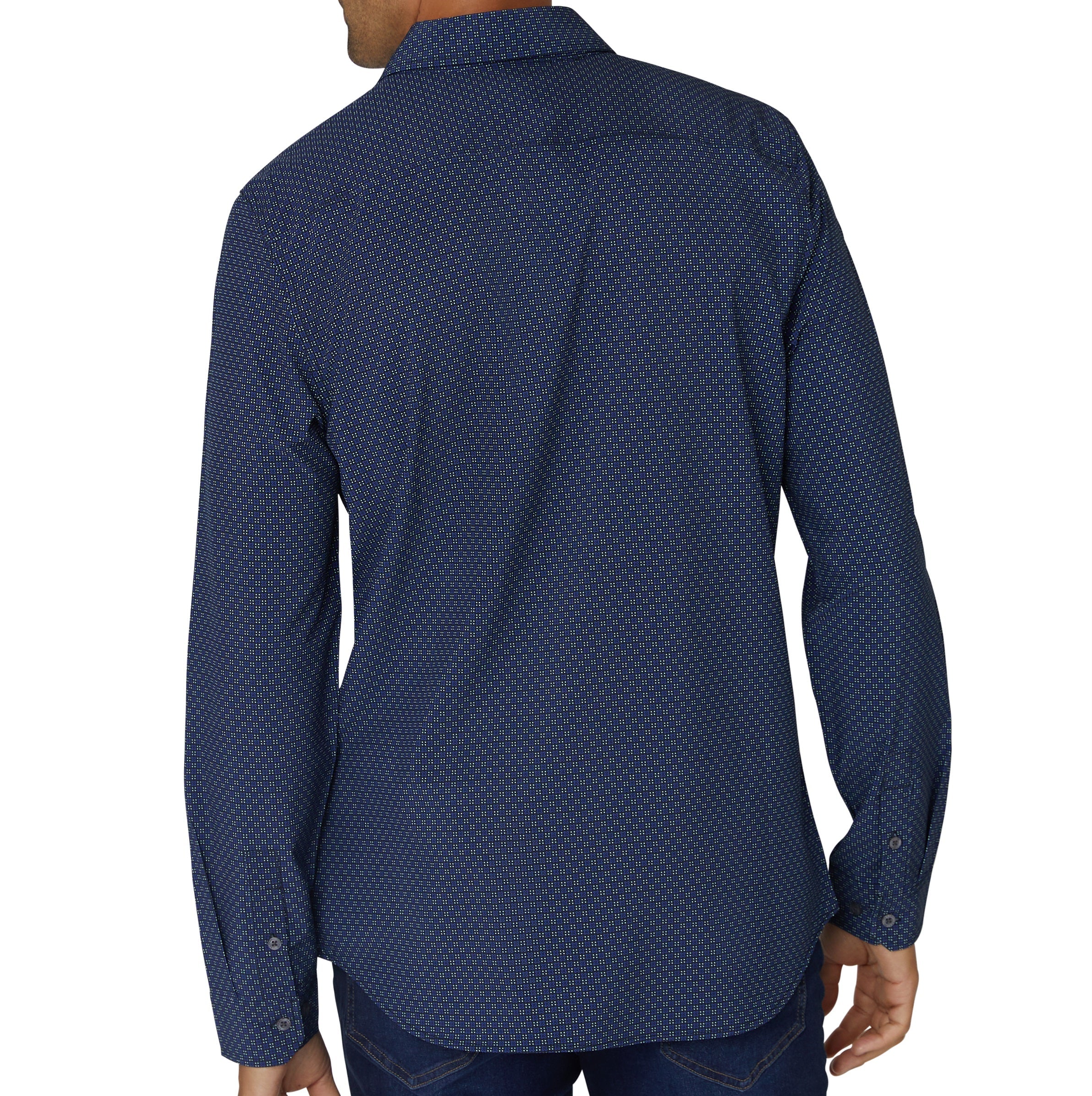 Long Sleeve Printed Perf Woven - Image 4