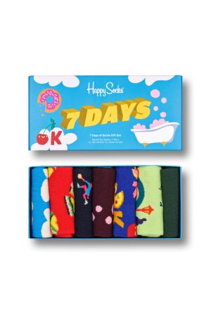 7-Pack 7 Days Socks Gift Set Multi