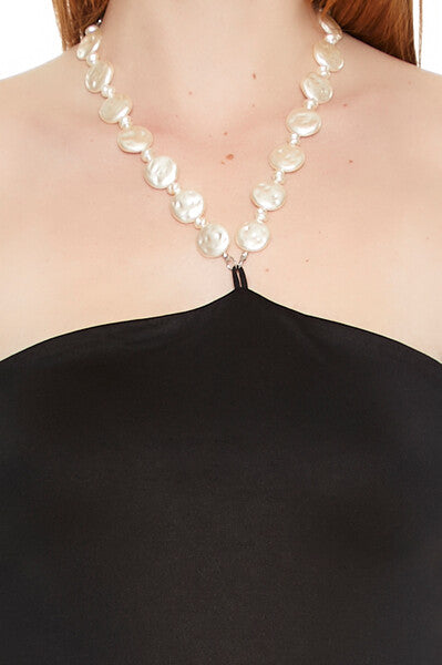 Contour Sculpt Faux Pearl Bodysuit - Image 6