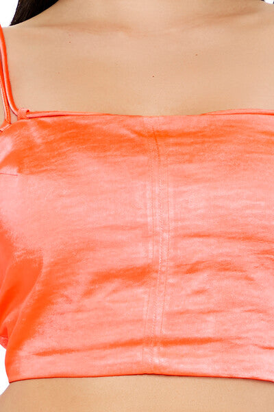 Satin Cropped Cami - Image 3